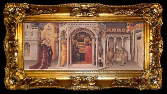 framed  Gentile da Fabriano The Presentation at the Temple (mk05), ta009-2